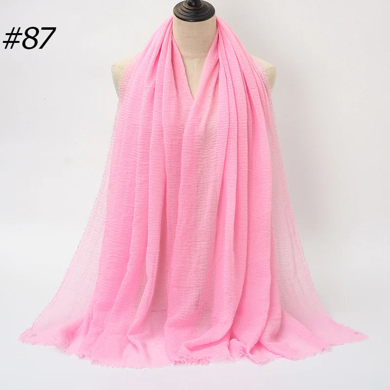 Eleganter Baumwoll-Hijab – Leicht, Atmungsaktiv und Vielseitig