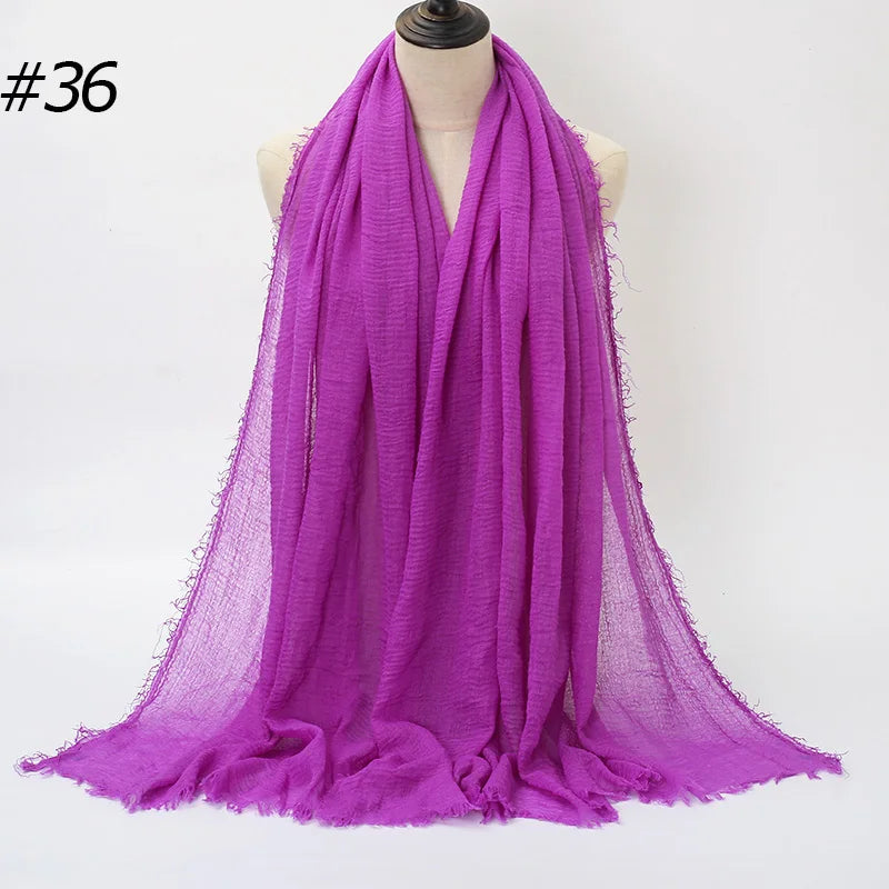 Eleganter Baumwoll-Hijab – Leicht, Atmungsaktiv und Vielseitig
