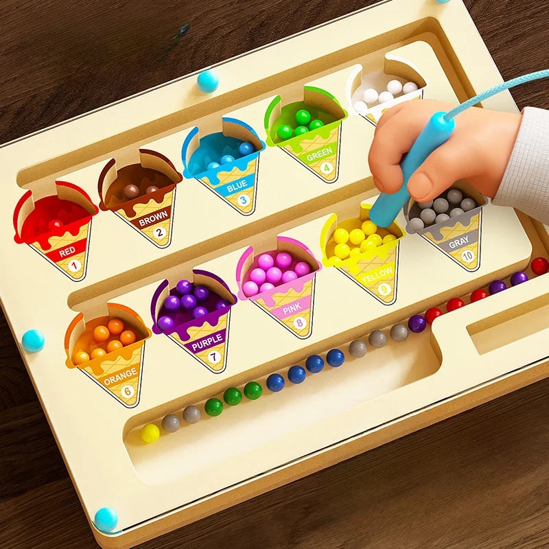 Children’s Magnetic Number Maze – Concentration & Attention Training Toy