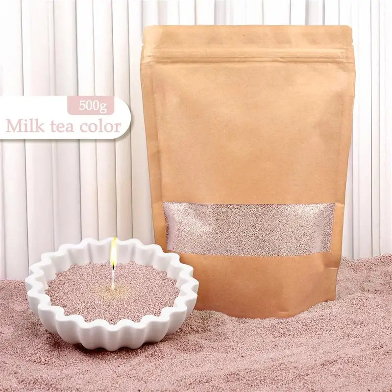Bunte Sandwachskörner – Aromatherapie & Kerzendekoration (500g)