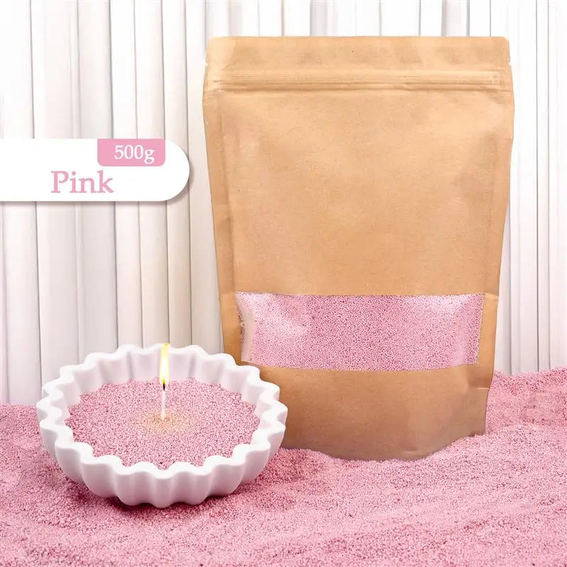 Bunte Sandwachskörner – Aromatherapie & Kerzendekoration (500g)