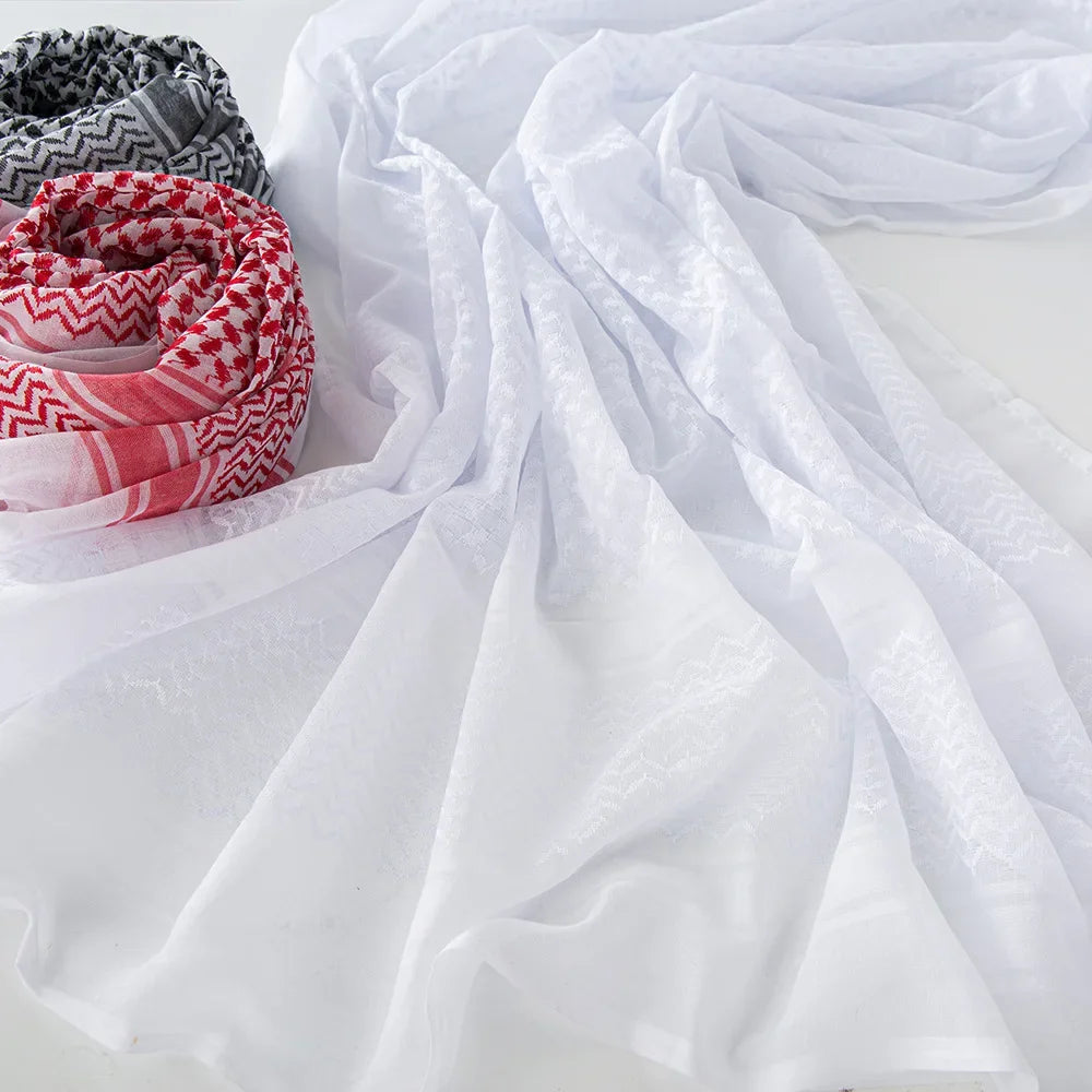 كوفية رجالية عربية 140×140 سم – شماغ تقليدي