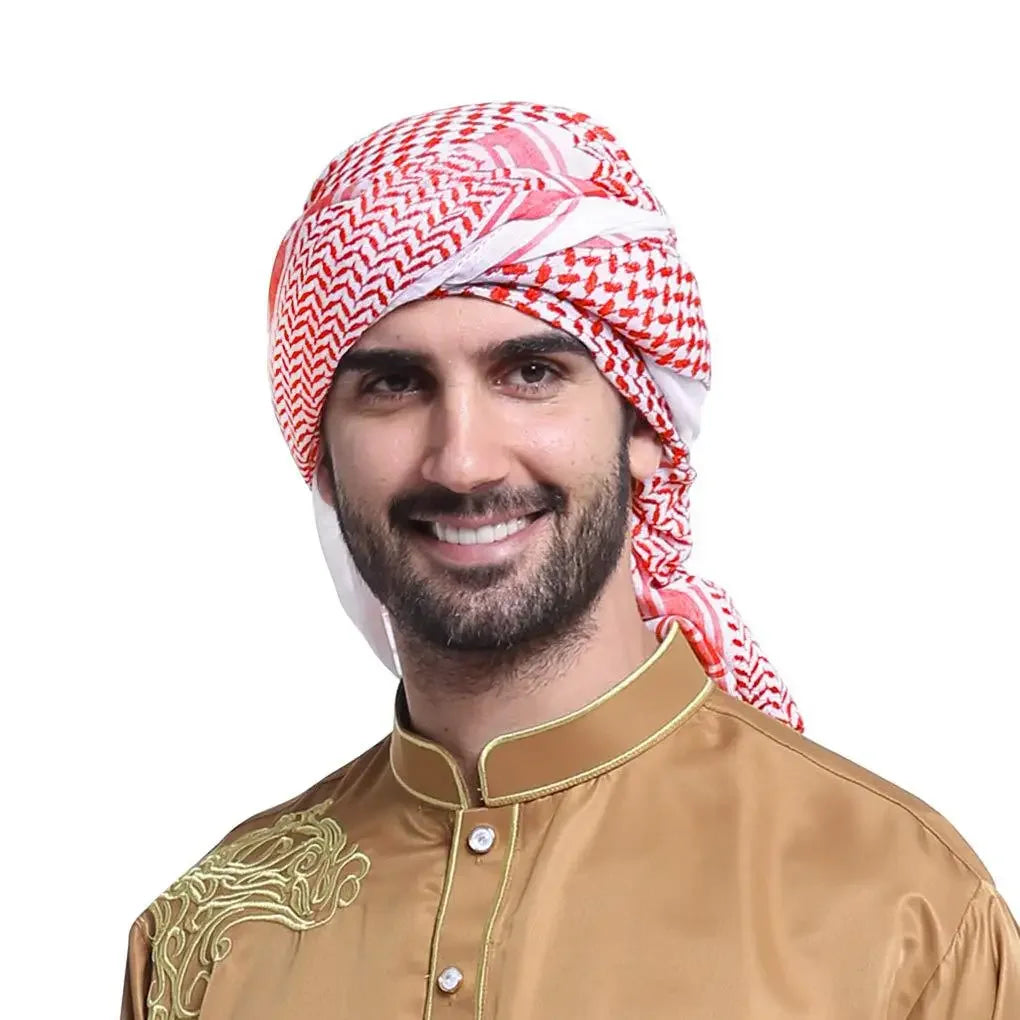 كوفية رجالية عربية 140×140 سم – شماغ تقليدي