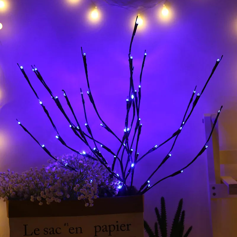 LED Baumzweig-Licht – 20 LEDs – Warmweiß – Batteriebetrieben