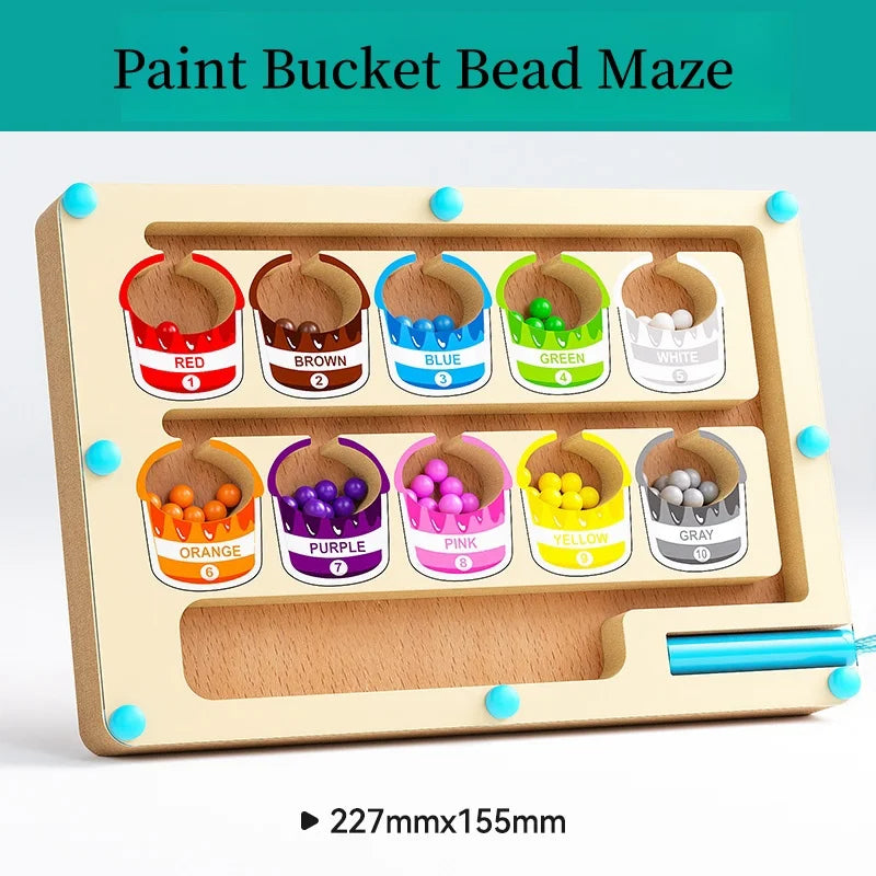 Children’s Magnetic Number Maze – Concentration & Attention Training Toy