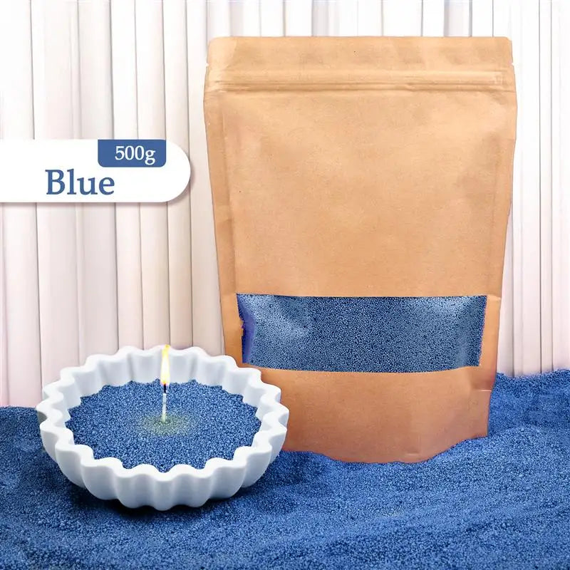 Bunte Sandwachskörner – Aromatherapie & Kerzendekoration (500g)