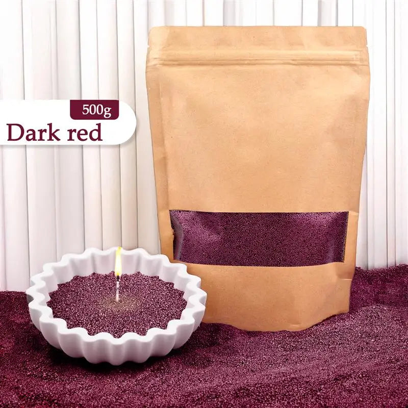 Bunte Sandwachskörner – Aromatherapie & Kerzendekoration (500g)