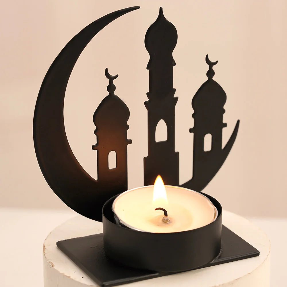 Ramadan & Eid Kerzenhalter – Islamische Metall-Teelichthalter
