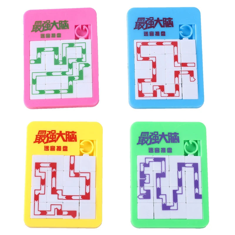 Schiebepuzzle für Kinder – 6-teiliges Set mit Zahlen & Tieren zum Lernen & Spielen