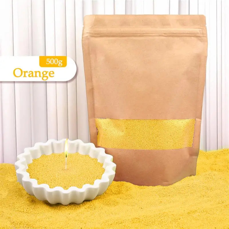 Bunte Sandwachskörner – Aromatherapie & Kerzendekoration (500g)