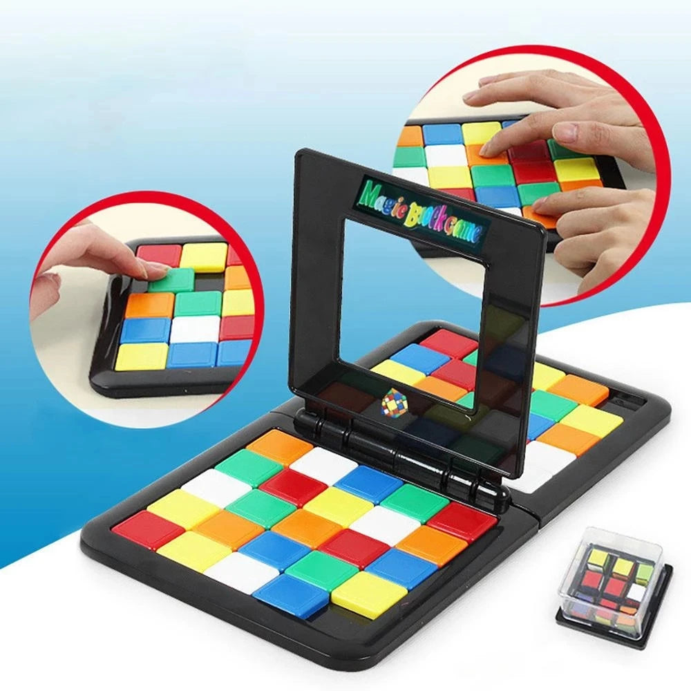 Farben-Rennspiel für Kinder – Quadratisches Puzzle- und Geschicklichkeitsspiel