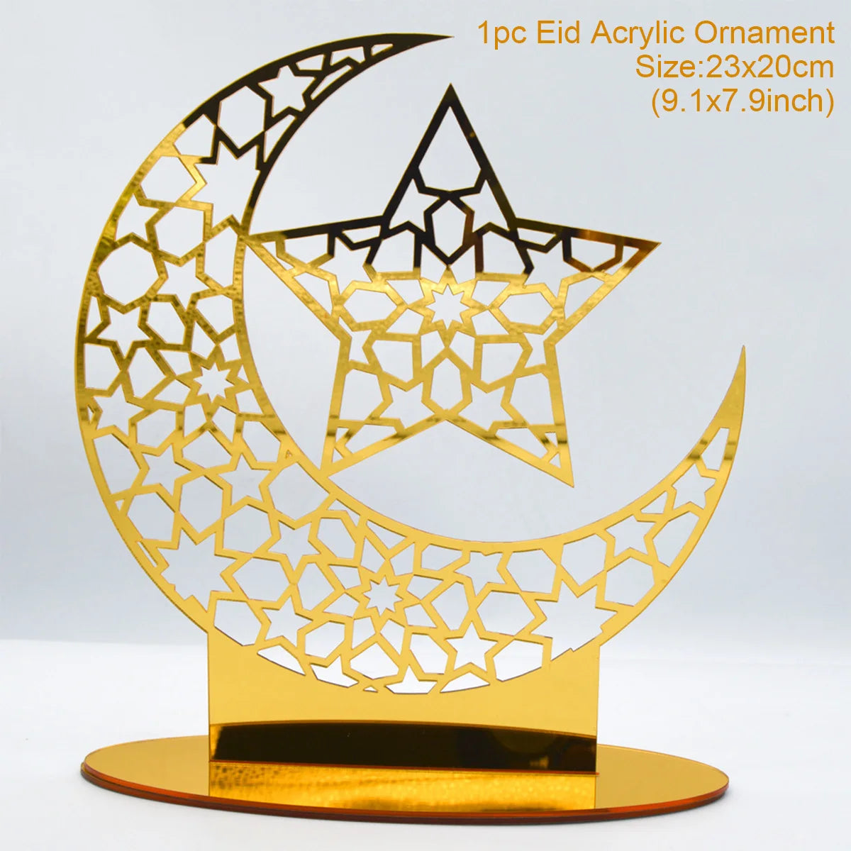 Edle Ramadan & Eid Acryl-Dekorationen – LED Tischleuchten & Deko-Ständer