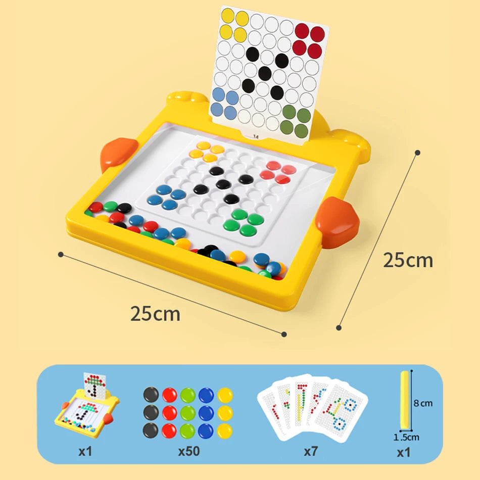 Magnetische Zeichen- und Mosaiktafel für Kinder – Ente Design