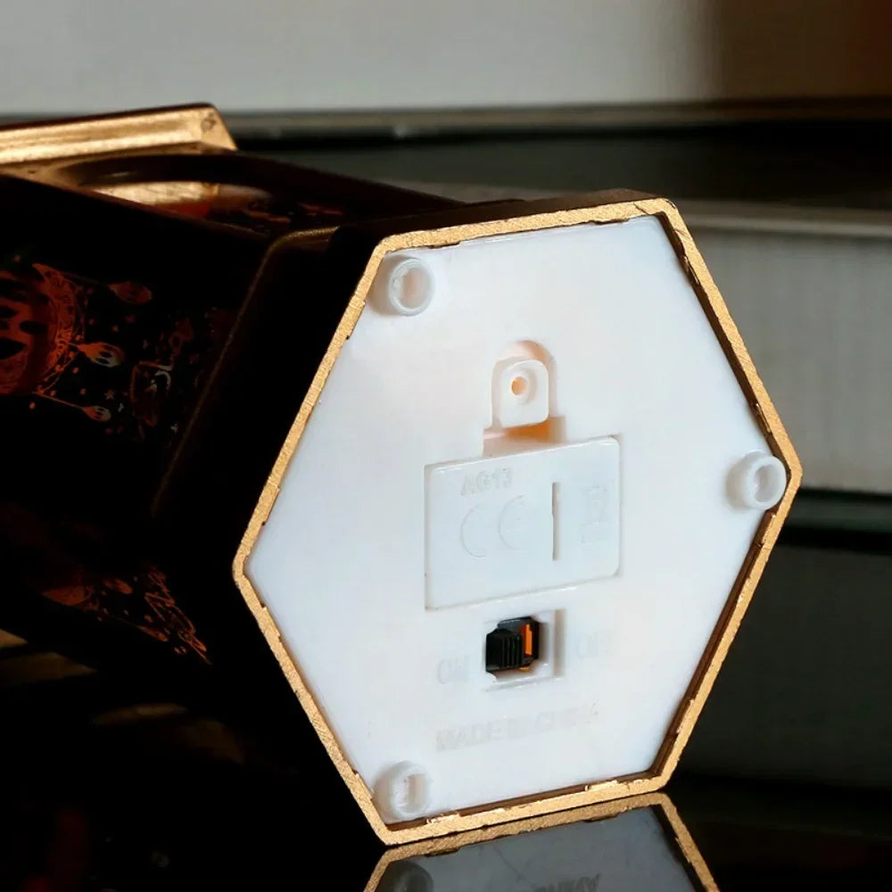 LED Ramadan Laterne – Dekorative Kunststoff-Lampe für festliche Beleuchtung