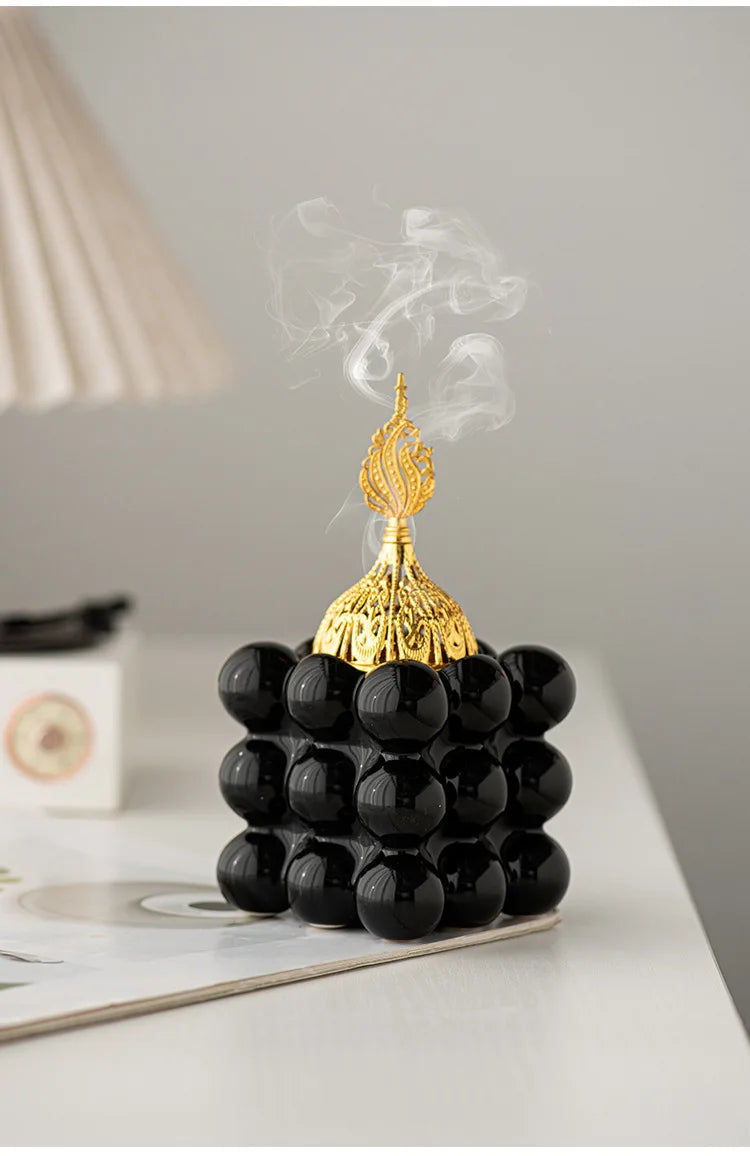 Eleganter Keramik-Aroma-Brenner – Luxus Räuchergefäß für Zuhause und Büro