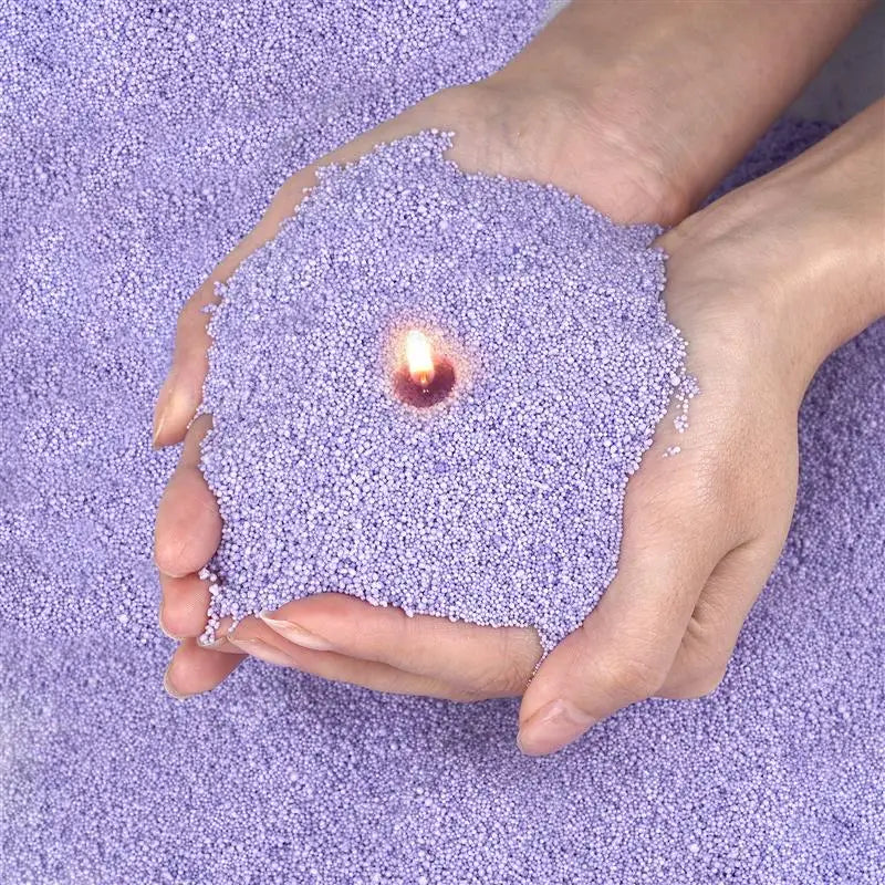 Bunte Sandwachskörner – Aromatherapie & Kerzendekoration (500g)