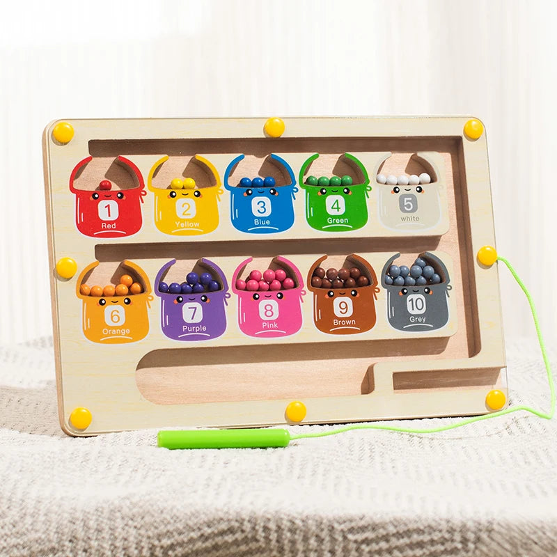 Children’s Magnetic Number Maze – Concentration & Attention Training Toy