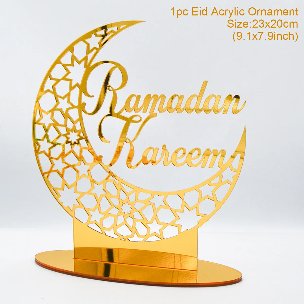 Edle Ramadan & Eid Acryl-Dekorationen – LED Tischleuchten & Deko-Ständer
