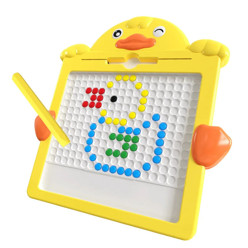 Magnetische Zeichen- und Mosaiktafel für Kinder – Ente Design