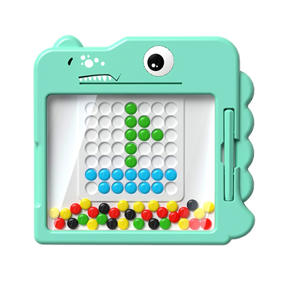 Magnetische Zeichen- und Mosaiktafel für Kinder – Ente Design