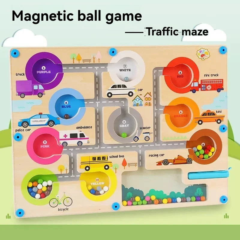 Children’s Magnetic Number Maze – Concentration & Attention Training Toy