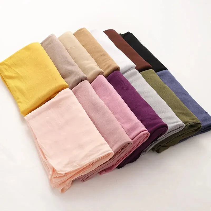 Premium Polyester Hijab – Weich, Elegant & Vielseitig (170×60 cm)