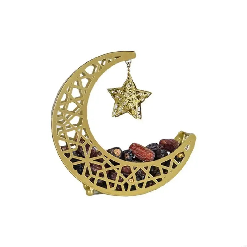 Elegante Metall-Snackschale – Serviertablett für Ramadan, Feste & Zuhause
