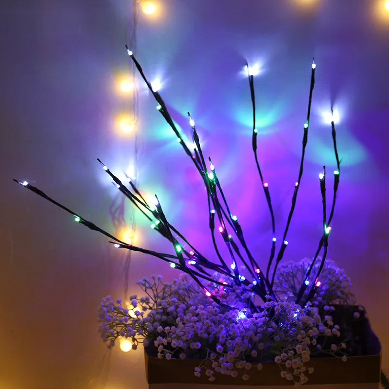 LED Baumzweig-Licht – 20 LEDs – Warmweiß – Batteriebetrieben