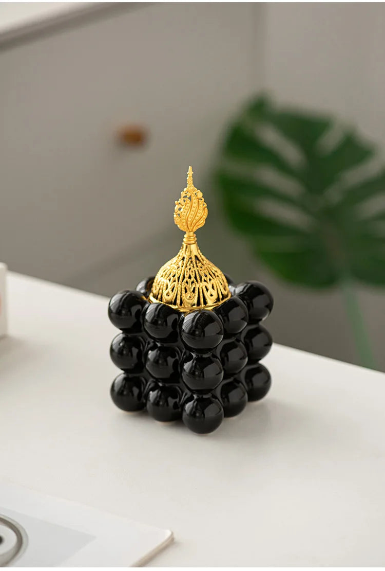 Eleganter Keramik-Aroma-Brenner – Luxus Räuchergefäß für Zuhause und Büro