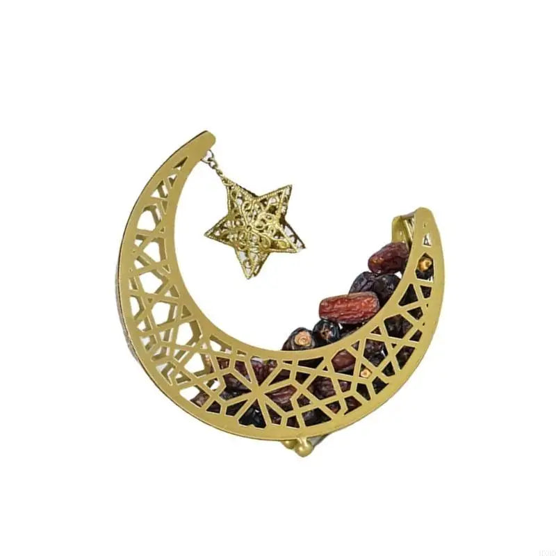 Elegante Metall-Snackschale – Serviertablett für Ramadan, Feste & Zuhause