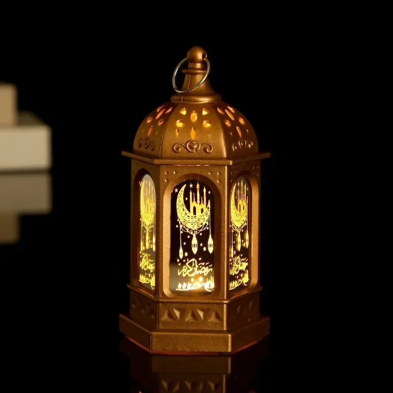 LED Ramadan Laterne – Dekorative Kunststoff-Lampe für festliche Beleuchtung