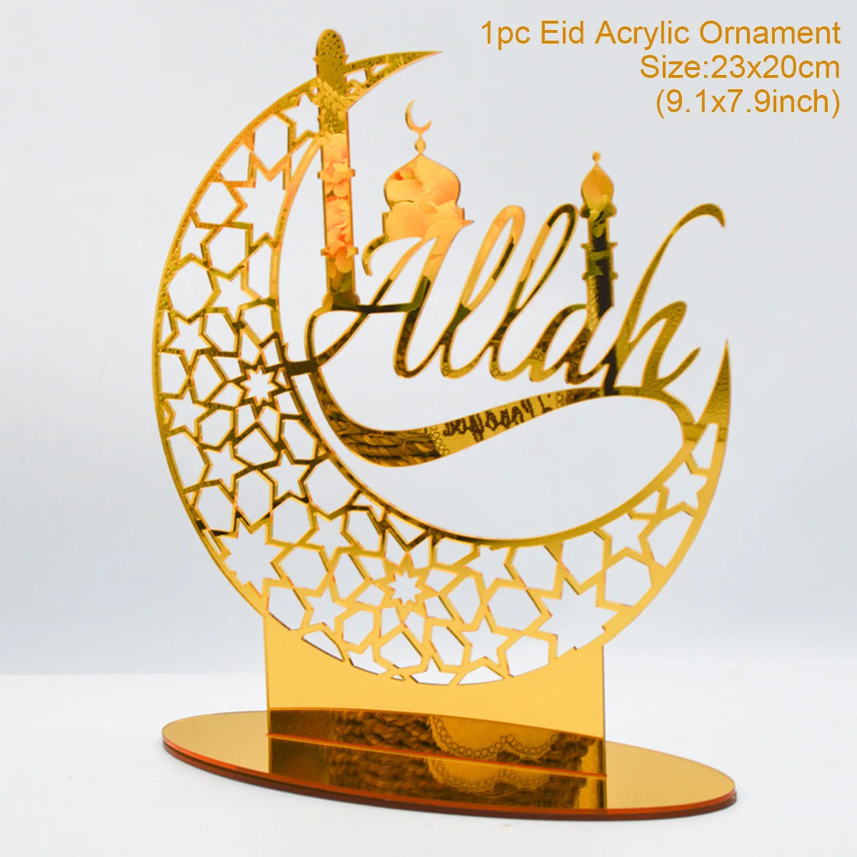 Edle Ramadan & Eid Acryl-Dekorationen – LED Tischleuchten & Deko-Ständer
