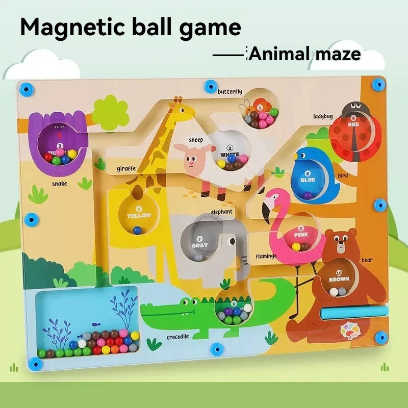 Children’s Magnetic Number Maze – Concentration & Attention Training Toy