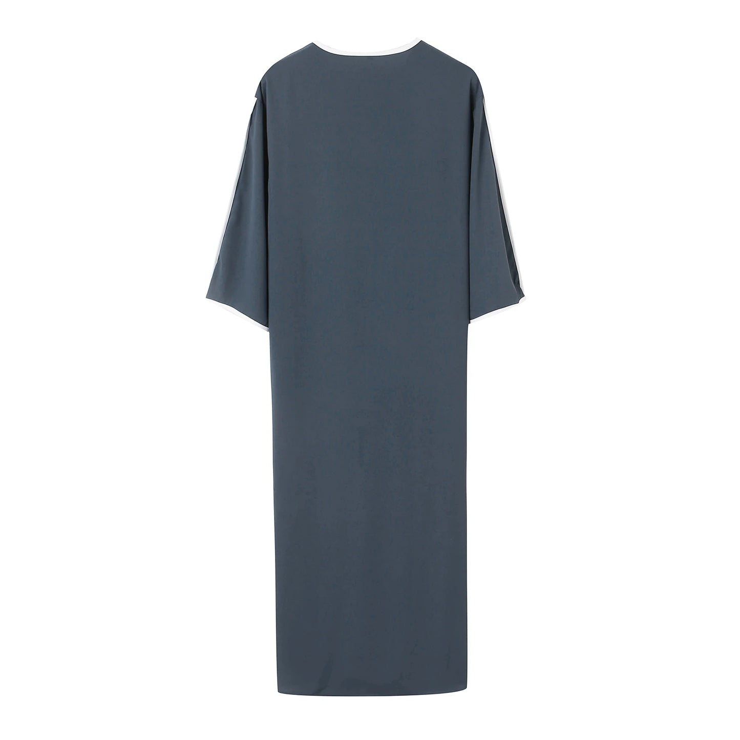 Herren Kaftan mit Stickerei – Locker geschnitten, kurzärmlig, atmungsaktiv – Traditionelles marokkanisches Design
