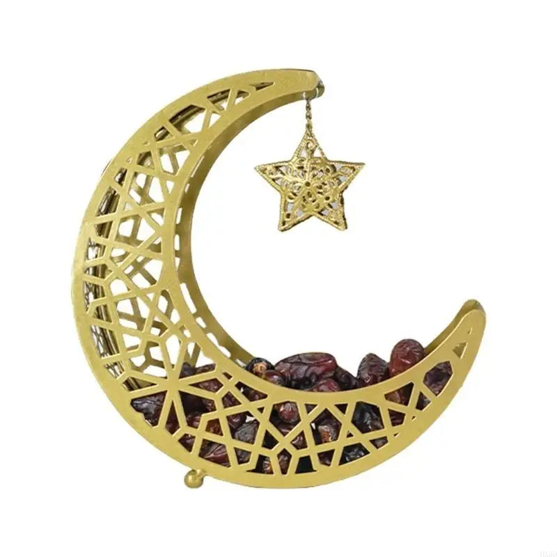 Elegante Metall-Snackschale – Serviertablett für Ramadan, Feste & Zuhause