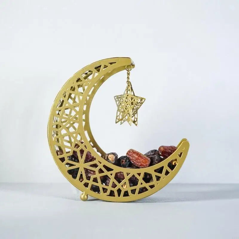 Elegante Metall-Snackschale – Serviertablett für Ramadan, Feste & Zuhause