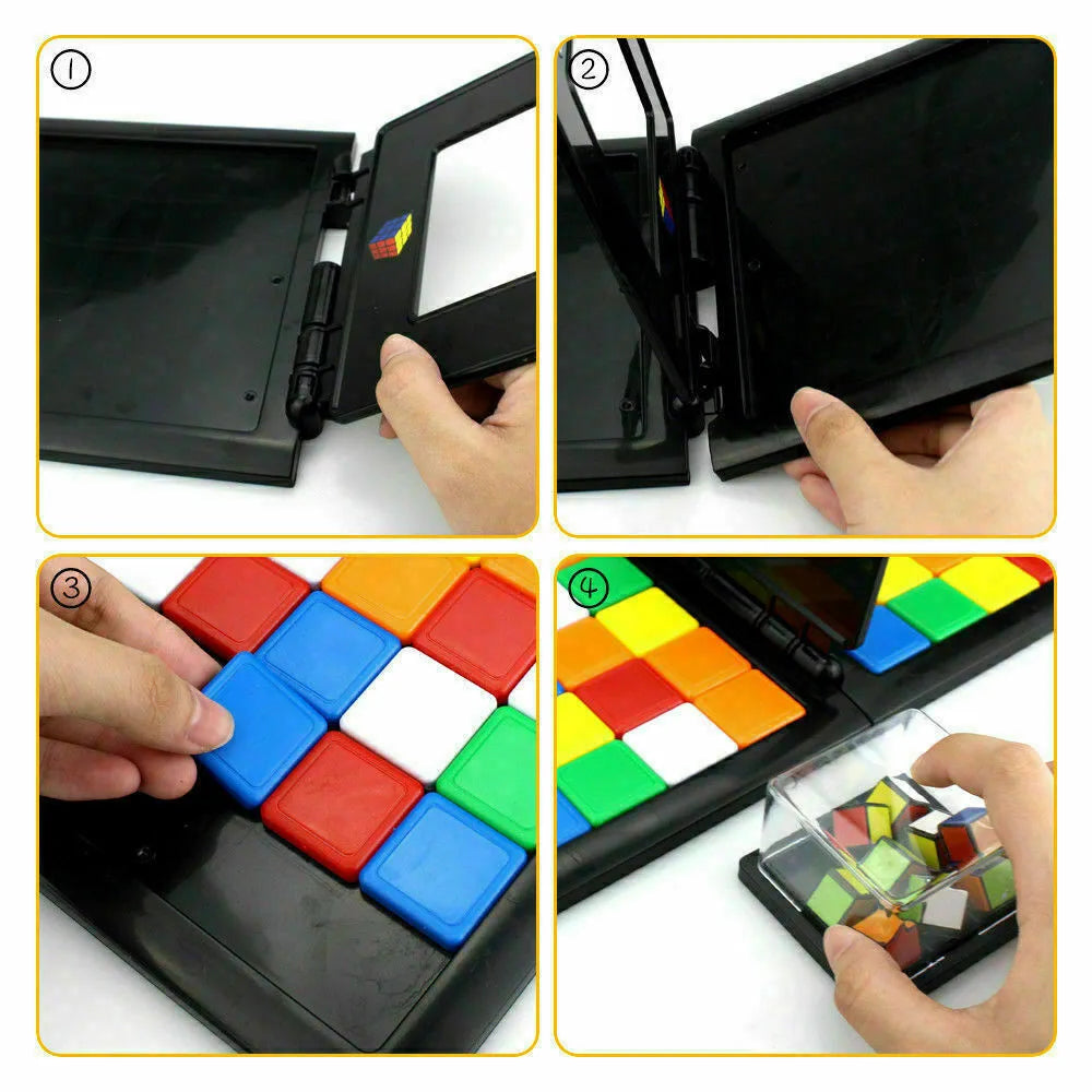 Farben-Rennspiel für Kinder – Quadratisches Puzzle- und Geschicklichkeitsspiel
