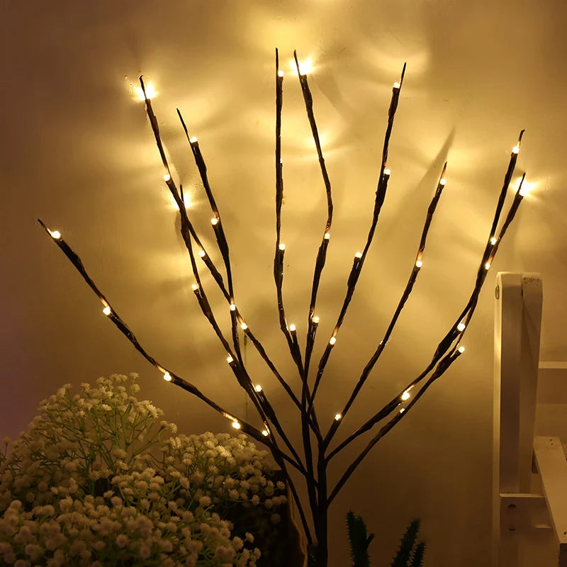 LED Baumzweig-Licht – 20 LEDs – Warmweiß – Batteriebetrieben