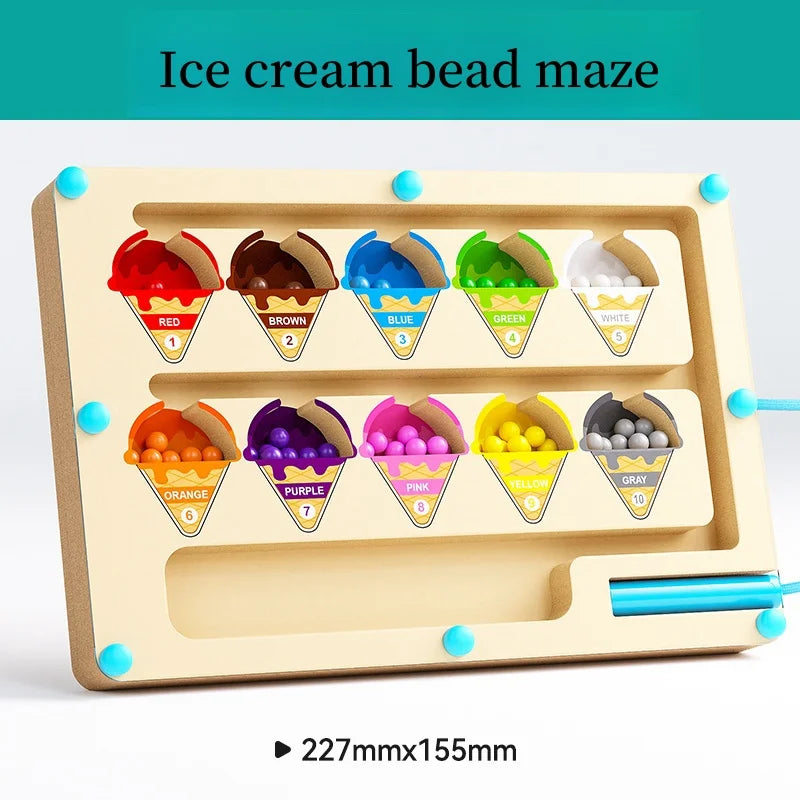 Children’s Magnetic Number Maze – Concentration & Attention Training Toy