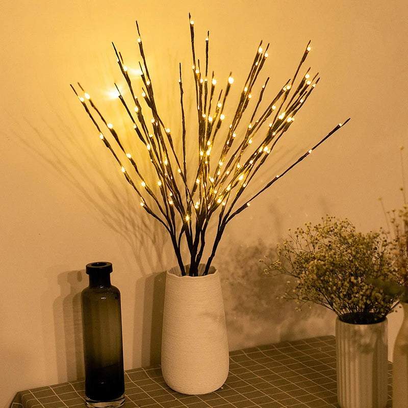 LED Baumzweig-Licht – 20 LEDs – Warmweiß – Batteriebetrieben