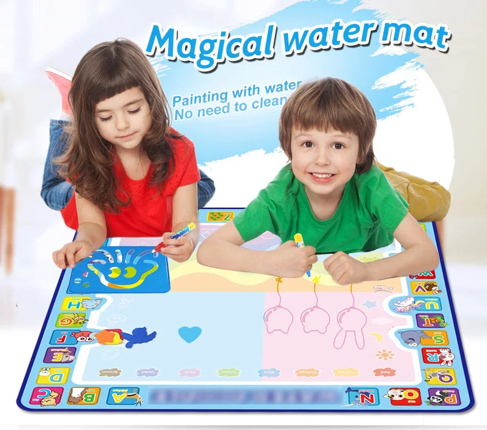Magische Wasser-Zeichenmatte für Kinder – Kein Chaos, nur Lernen & Spaß