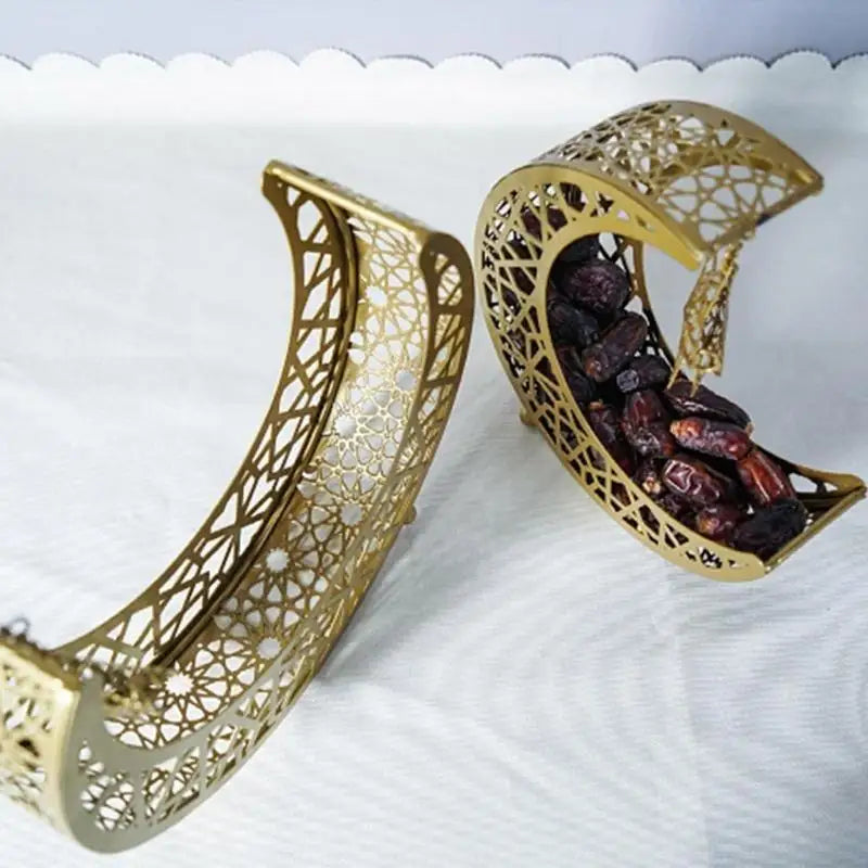 Elegante Metall-Snackschale – Serviertablett für Ramadan, Feste & Zuhause