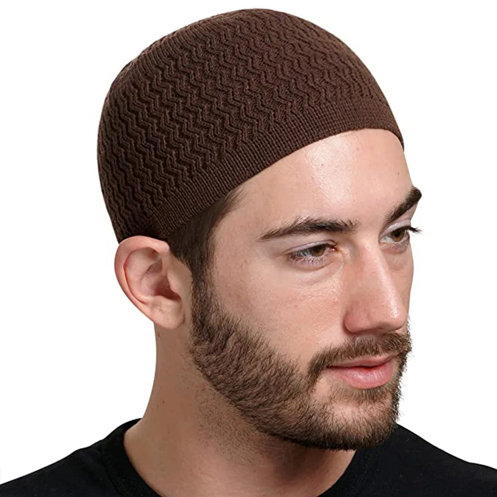 Klassische Herren-Gebetsmütze – Bequem und stilvoll mit elastischem Material