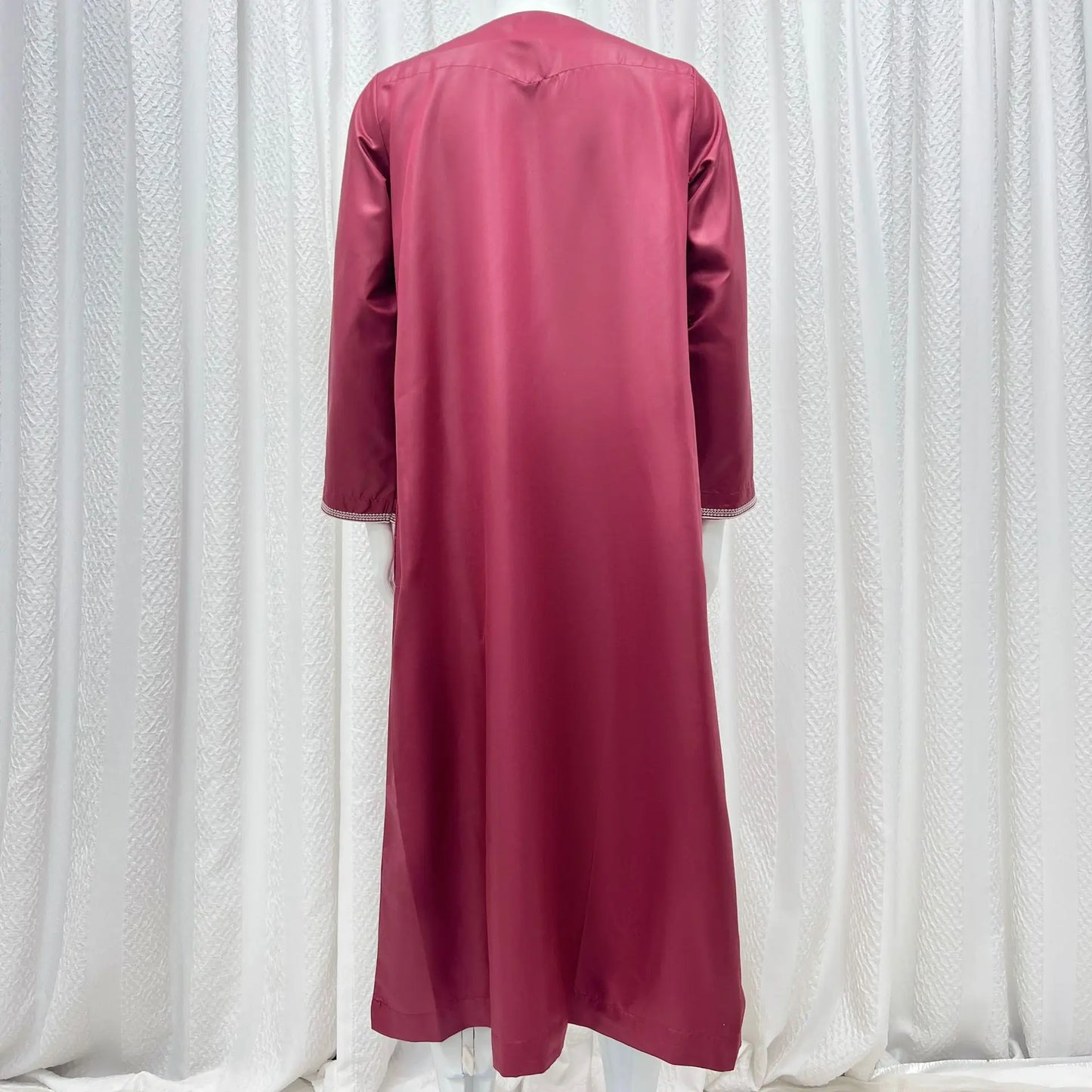 Klassische Marokkanische Herren-Djellaba mit Stickerei – In 6 Farben und Größen 52–62