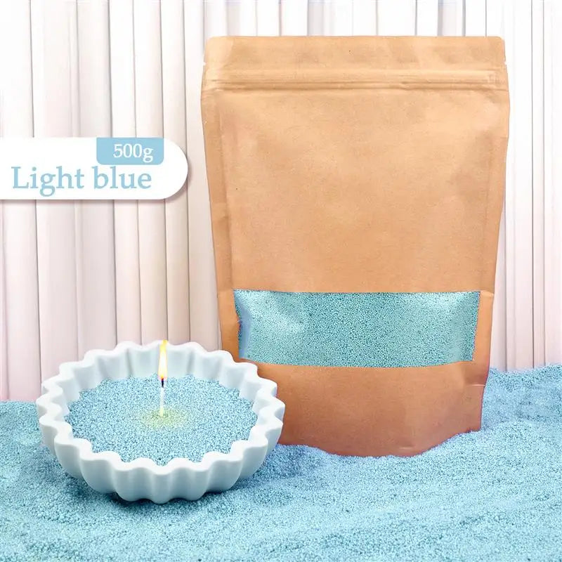 Bunte Sandwachskörner – Aromatherapie & Kerzendekoration (500g)