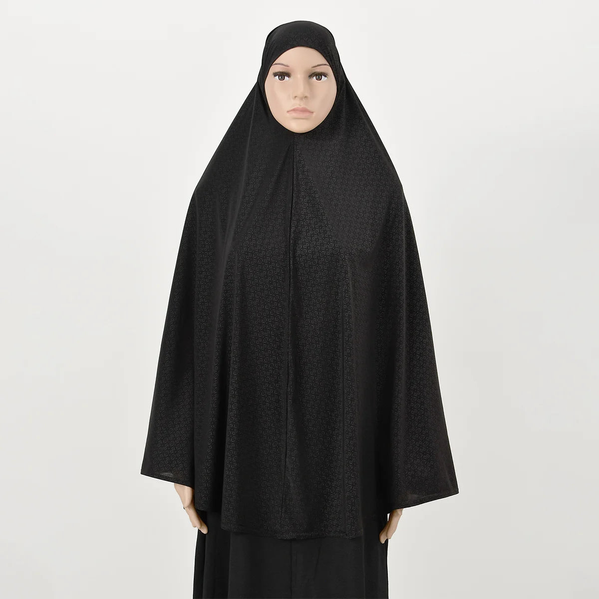 Bequemer Einteiler-Hijab mit elegantem Paisley-Muster – Ideal zum Beten & für den Alltag