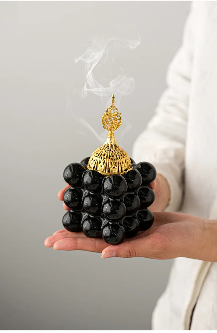 Eleganter Keramik-Aroma-Brenner – Luxus Räuchergefäß für Zuhause und Büro