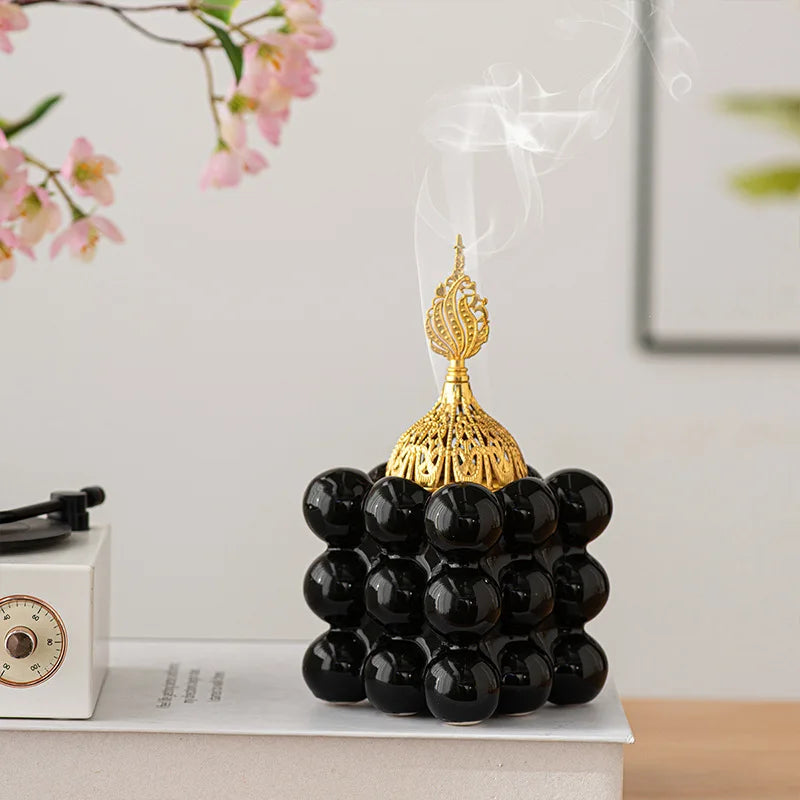 Eleganter Keramik-Aroma-Brenner – Luxus Räuchergefäß für Zuhause und Büro