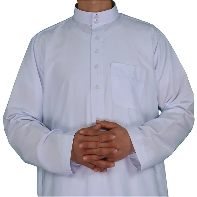 ثوب الدفة الرجالي - زي عربي كلاسيكي مصنوع من القطن والبوليستر
