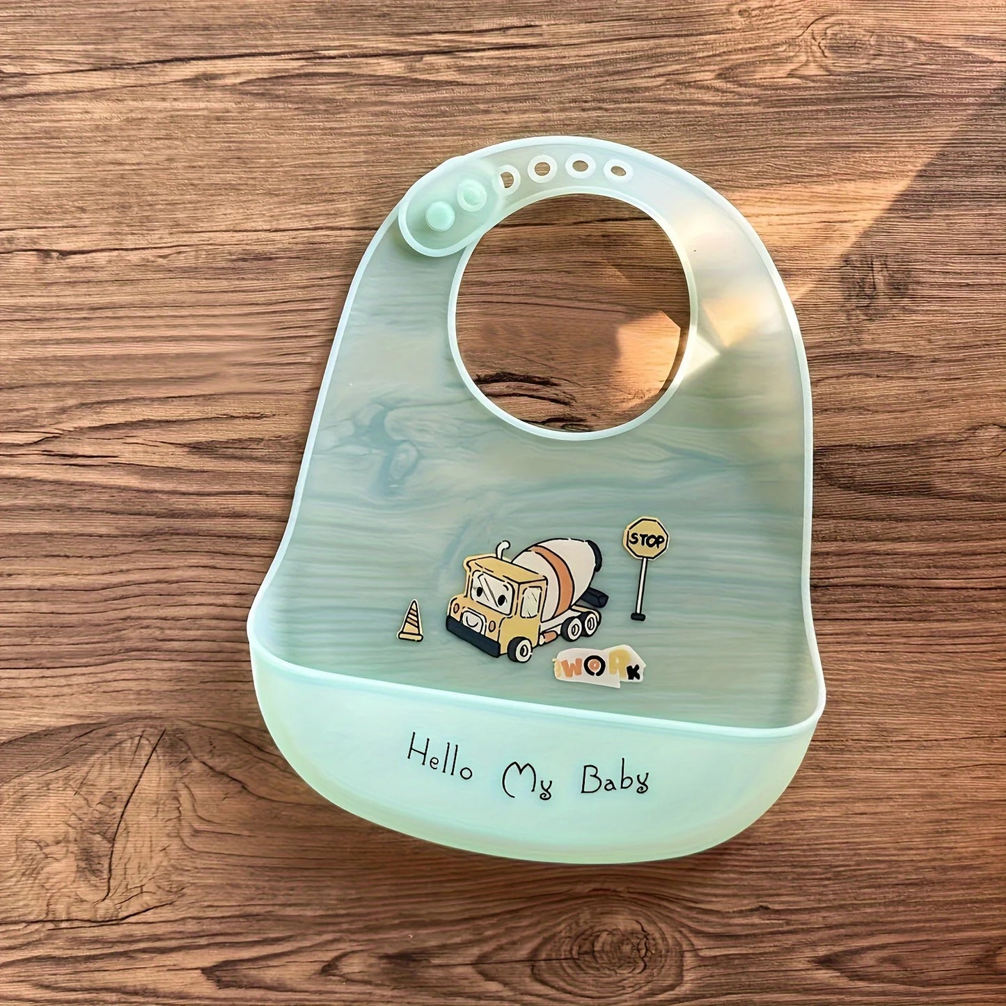 Wasserdichte Baby-Lätzchen aus Silikon, Verstellbare Weiche Babylätzchen mit Süßen Tiermotiven, Unisex für Jungen & Mädchen, Fütterungszubehör